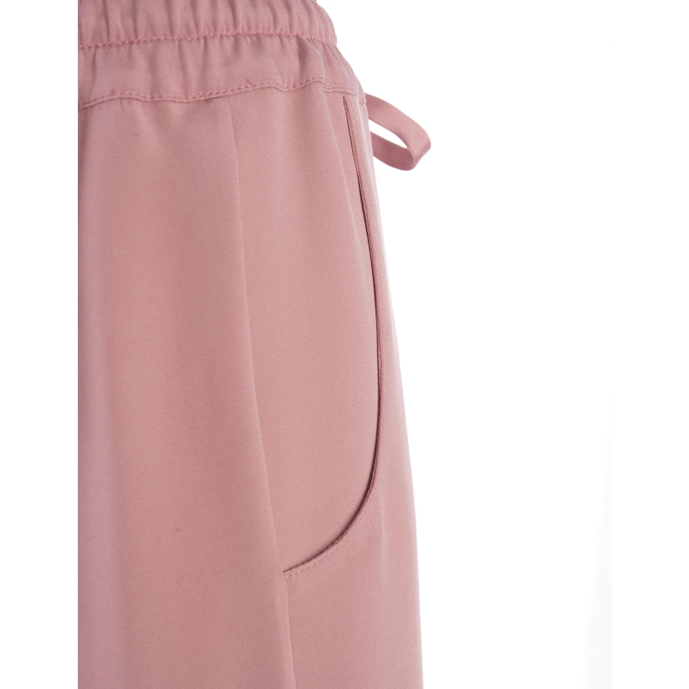 Kiton Wide Trousers Pink Dames