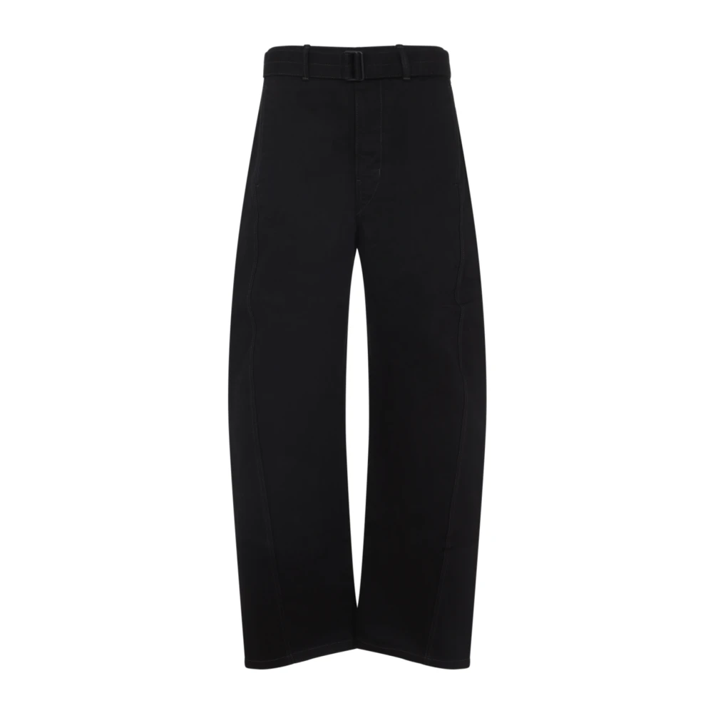 Lemaire Uomo Nero Pantaloni, S, New, - Immagine 4