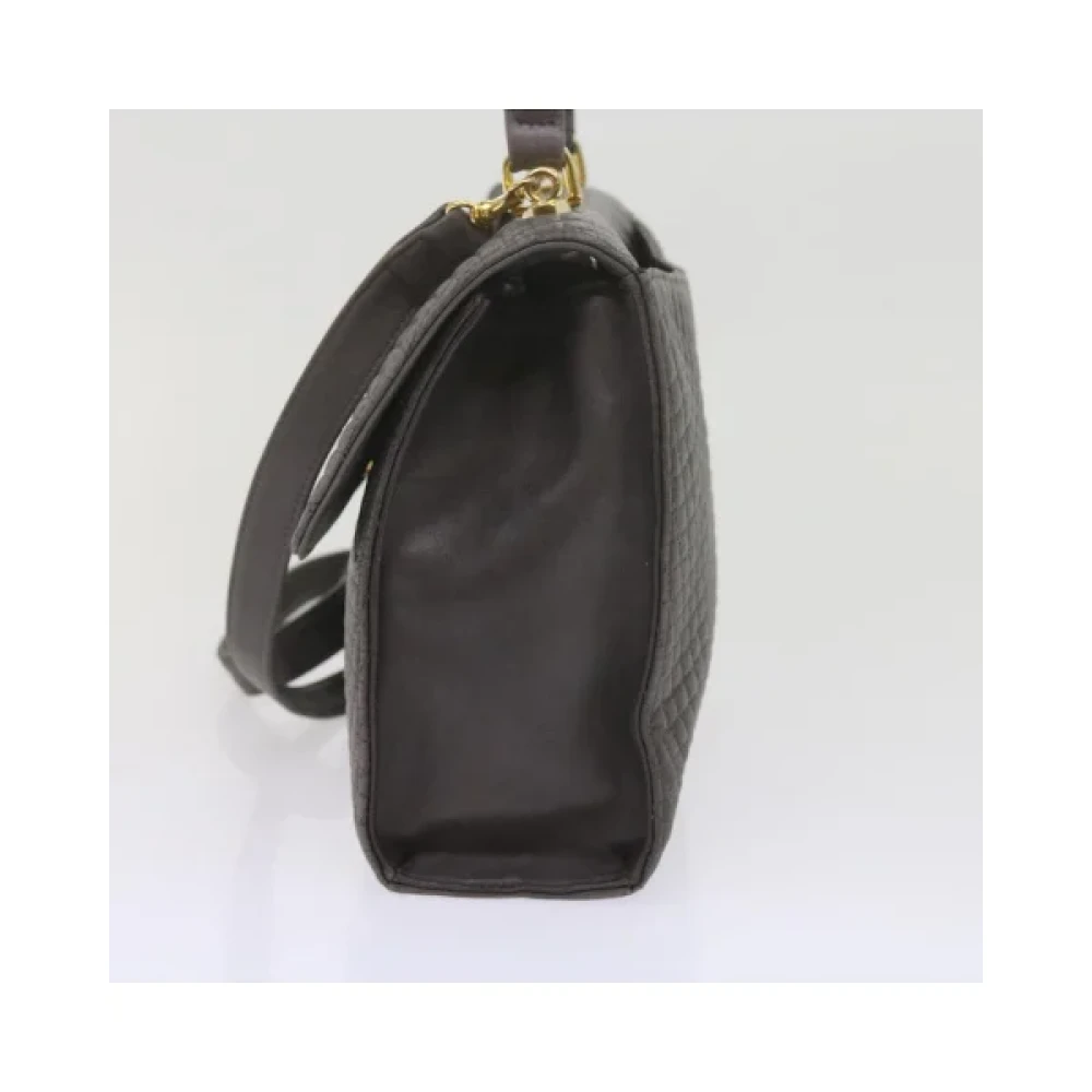 Bally Pre-owned Leather shoulder-bags Gray Dames