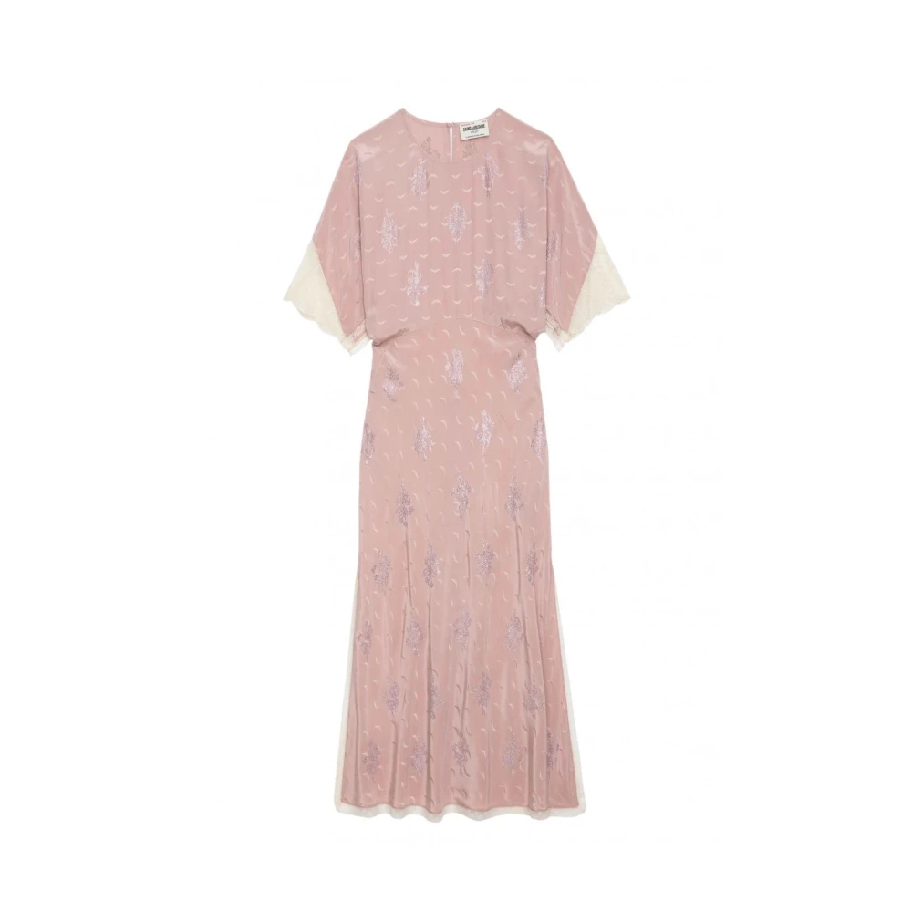 Zadig & Voltaire Women's Pink Midi Dresses, Xs, Elegant Black Dress For