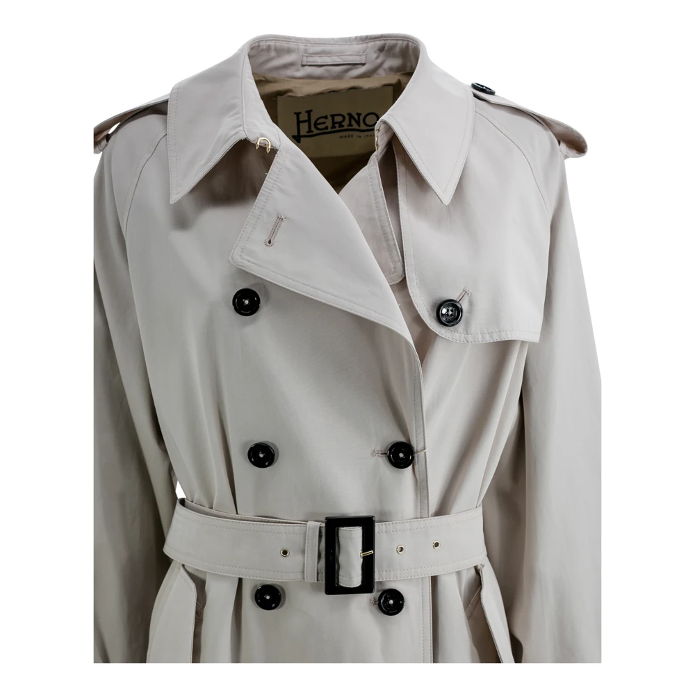 Herno Trench Coats Gray Dames