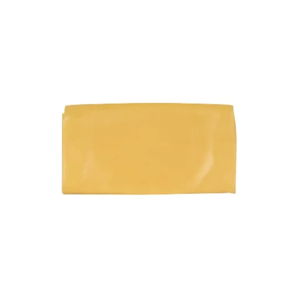 Prada Vintage Pre-owned Leather wallets Yellow Dames