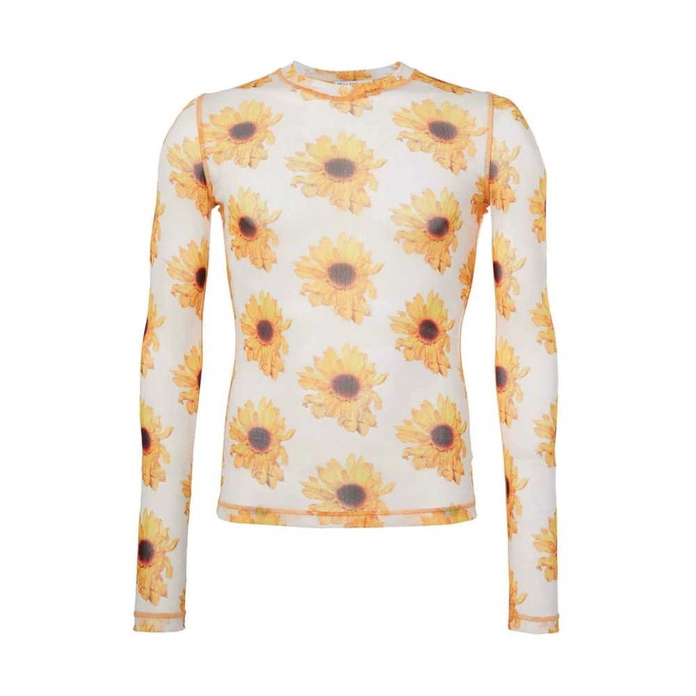 JW Anderson Bloemenprint Crew Neck Sweater Multicolor Heren