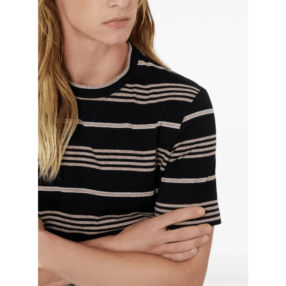 BRUNELLO CUCINELLI Gestreept Katoenen T-Shirt Multicolor Dames