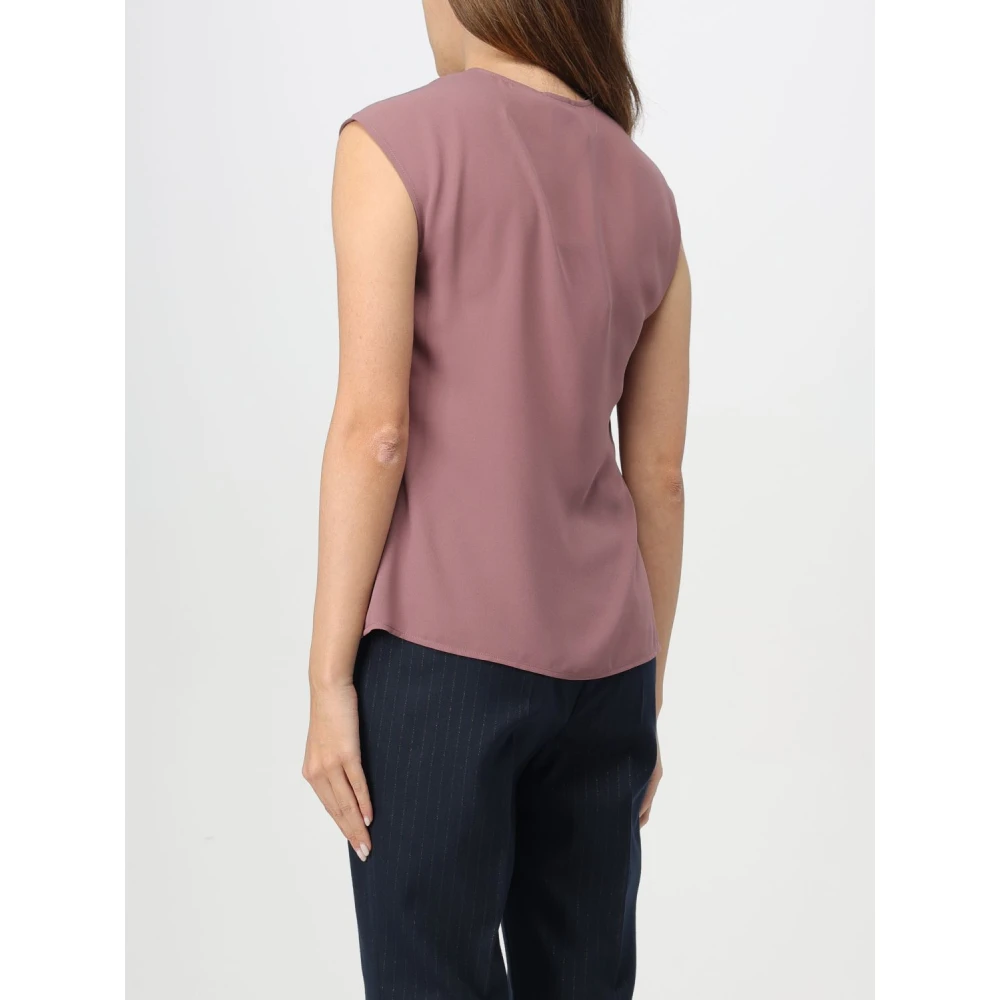 Liu Jo Stijlvolle Poly Chimono Top Purple Dames