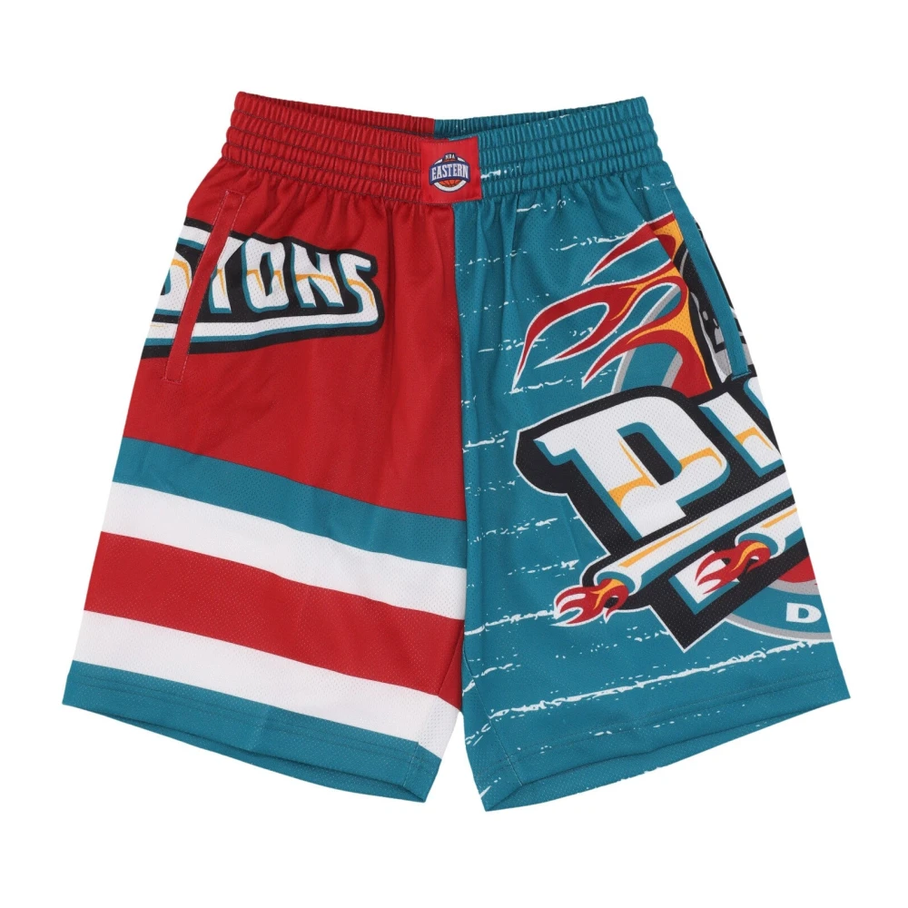 Mitchell & Ness Detroit Pistons Basketbalshorts Multicolor Heren