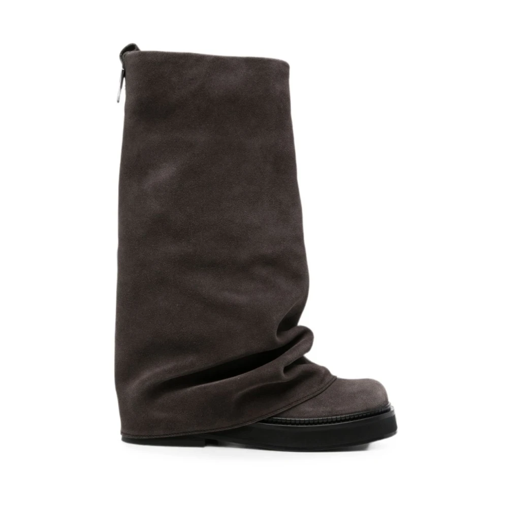 The Attico Gray Winter Boots, Female, 3 Uk, Winter Boots
