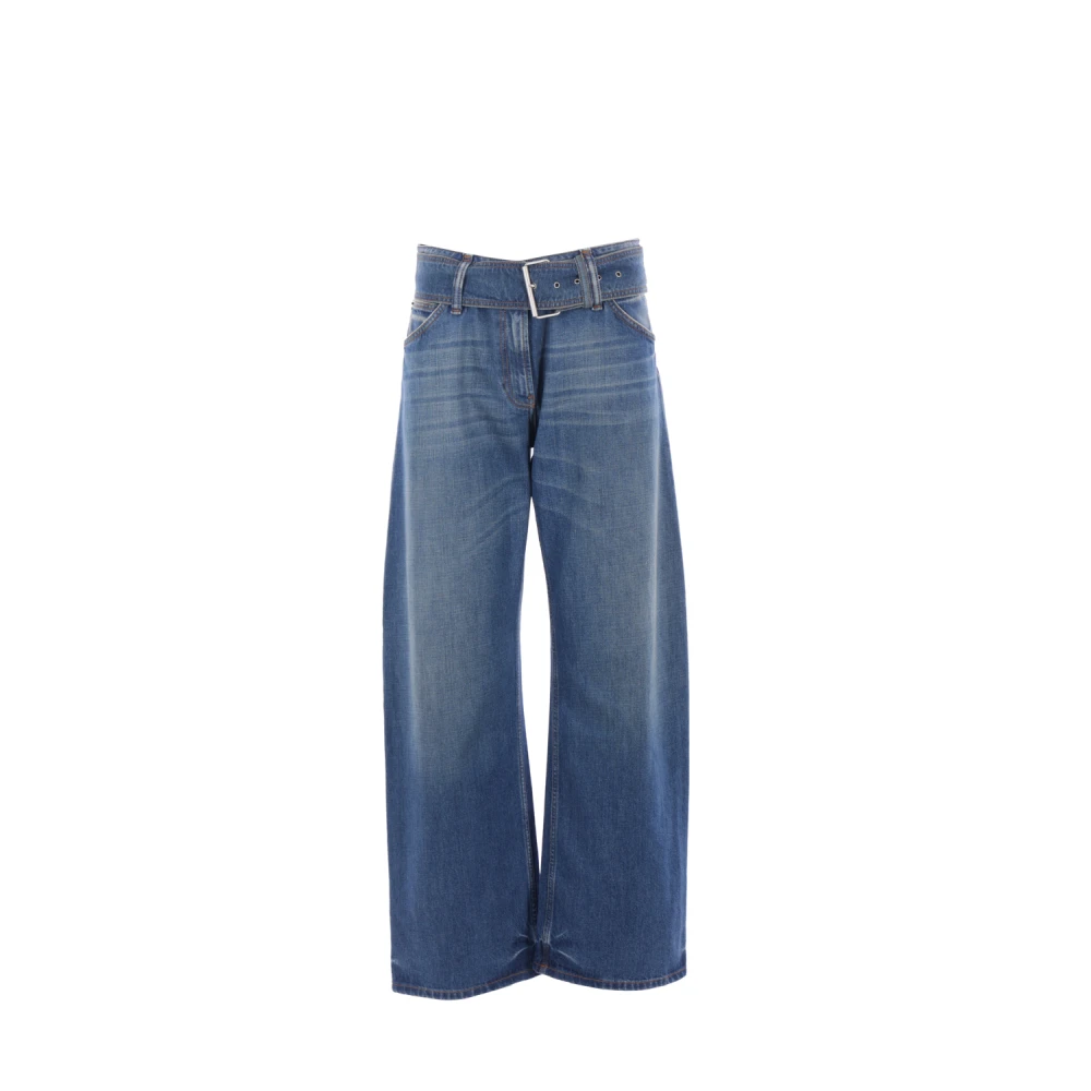 Acne Studios Wijde Pijp Denim Jeans Blue Dames