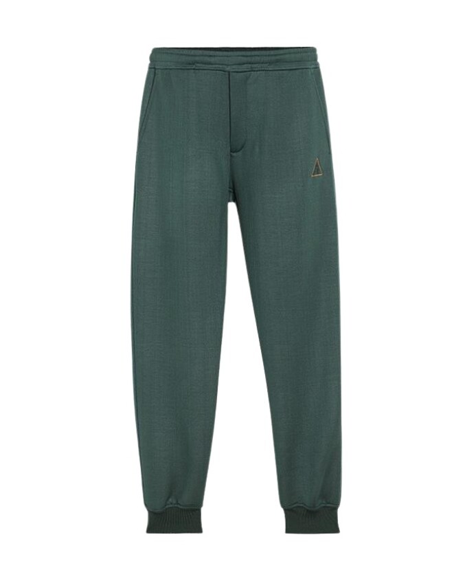 pantalon-de-jogging-en-jersey-de-laine-vert-fonce