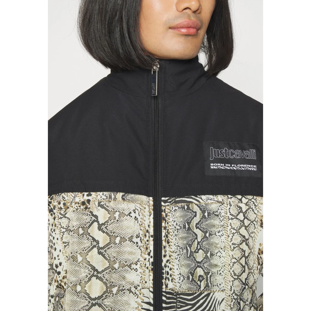 Just Cavalli Heren Animal Patchwork Jas Multicolor Heren