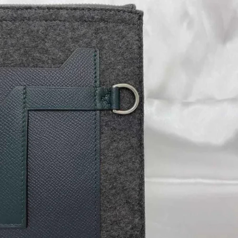 Hermès Vintage Pre-owned Fabric clutches Black Dames