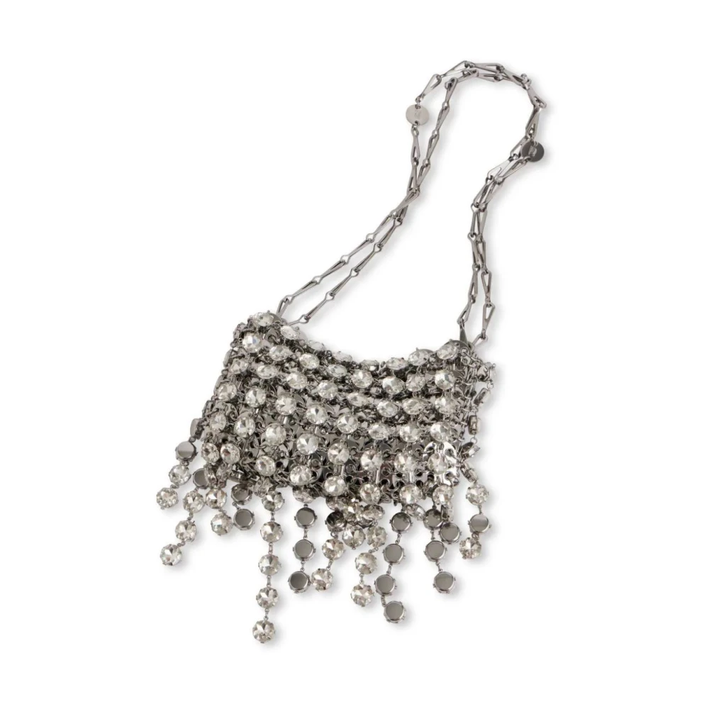 Paco Rabanne Metalen Handtas Zilver Stijl P040 Gray Dames