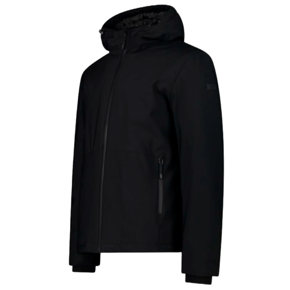 CMP Zwarte Winterjas Stijlvol Black Heren