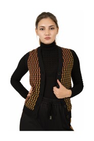 Gilet lavorazione geometrica
