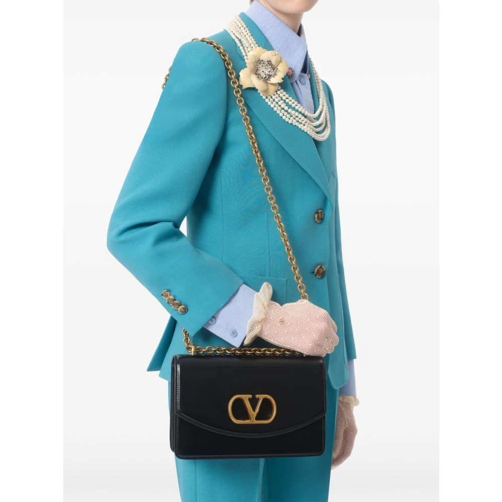 Valentino Garavani Heldere Blauwe Damesoverhemd Elegante Stijl Blue Dames