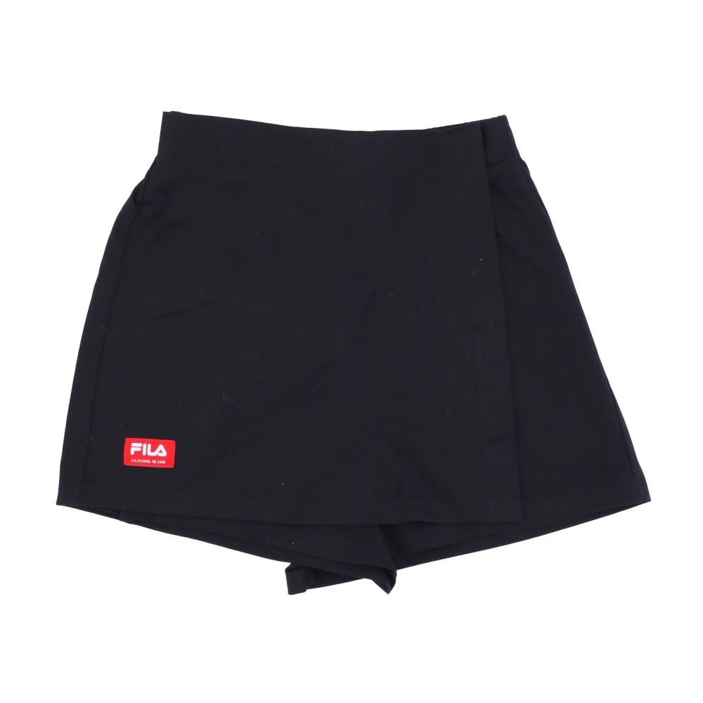 Fila Hög Midja Svart Skönhet Kjol Shorts Black, Dam