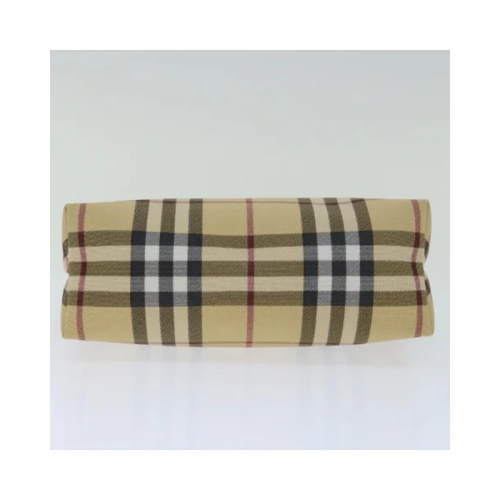 Burberry Vintage Pre-owned Canvas pouches Beige Dames