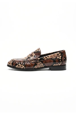 Penny Python Loafers
