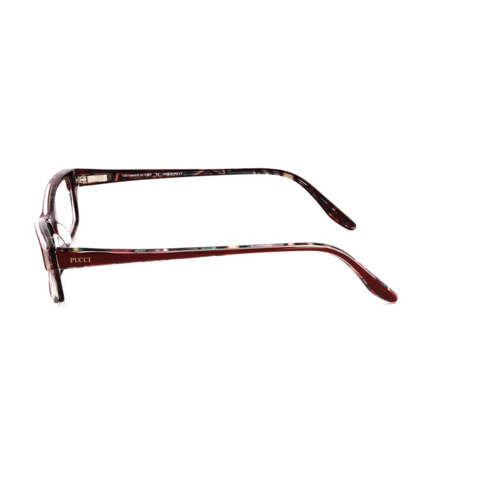 EMILIO PUCCI Rode Plastic Dameshorloge Frame Red Dames