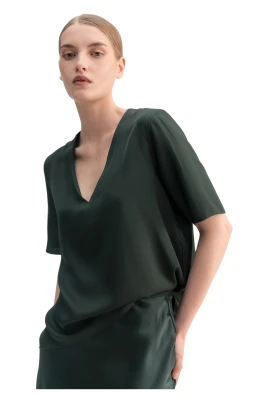 Yoli V-ringad Silkblus