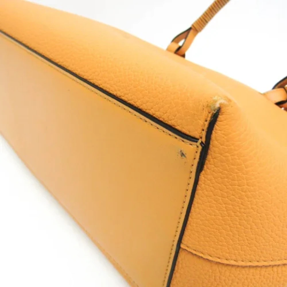 Loewe Pre-owned Leather totes Yellow Dames