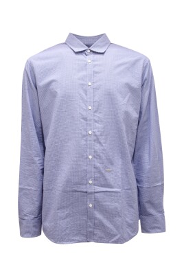 chemise-bleue-micro-motif