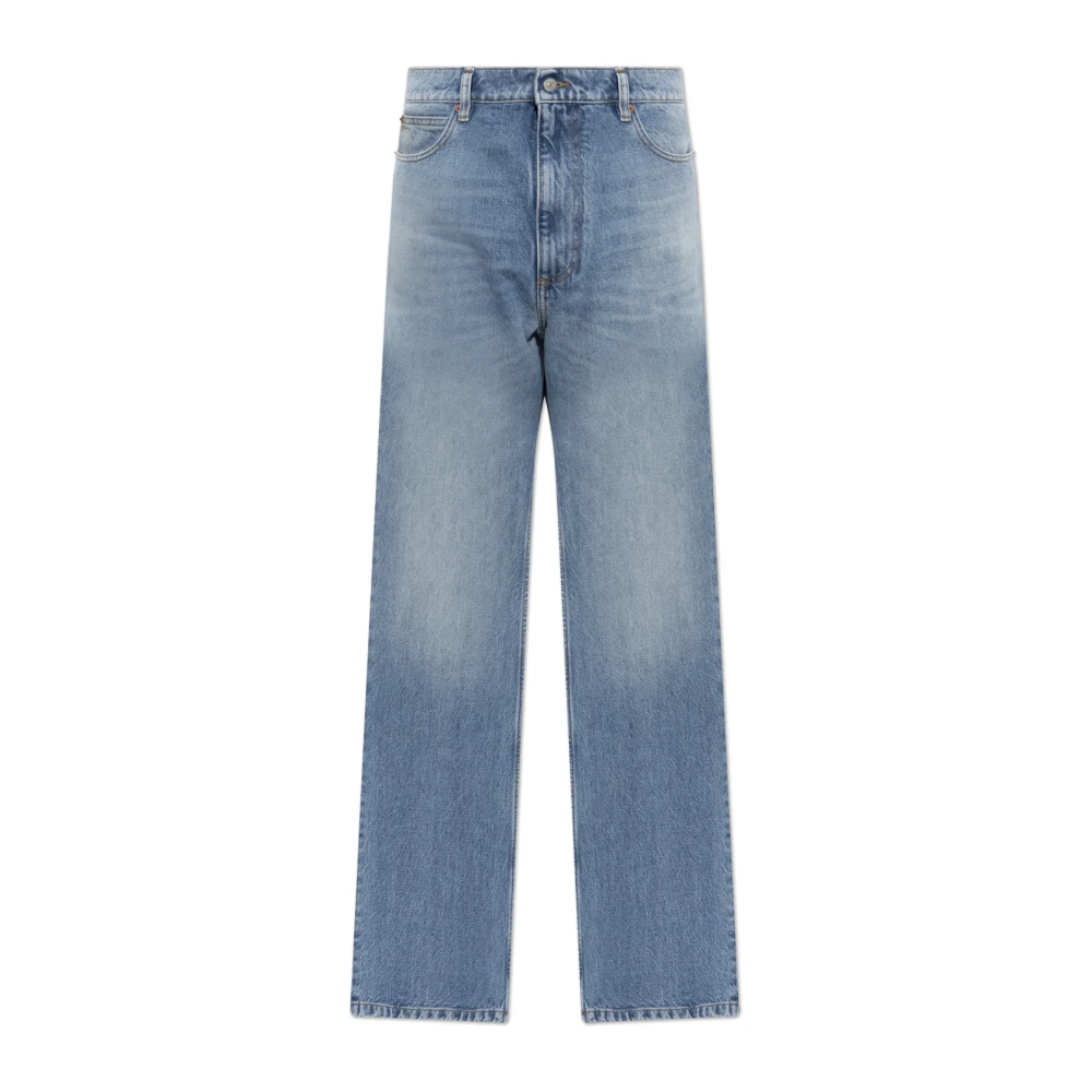 Mm6 Maison Margiela Straight-Leg Jeans - Male - Straight Fit Jeans - Blue - W31 - Jeans