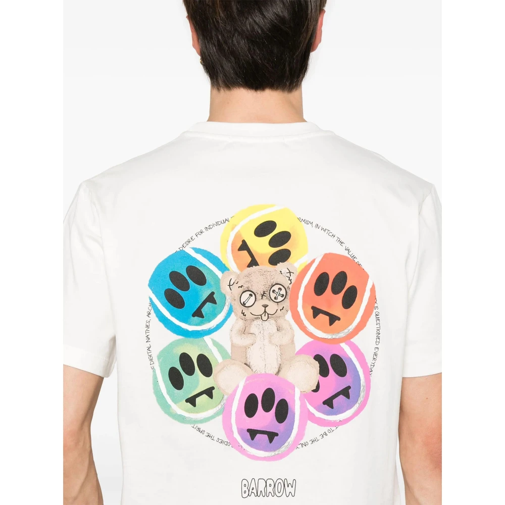 Barrow Jersey T-Shirt White Heren