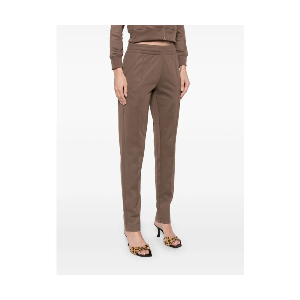 The Attico Chocoladebruine elastische taillebroek Brown Dames