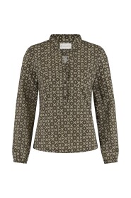 Grüne Technische Jersey Bluse