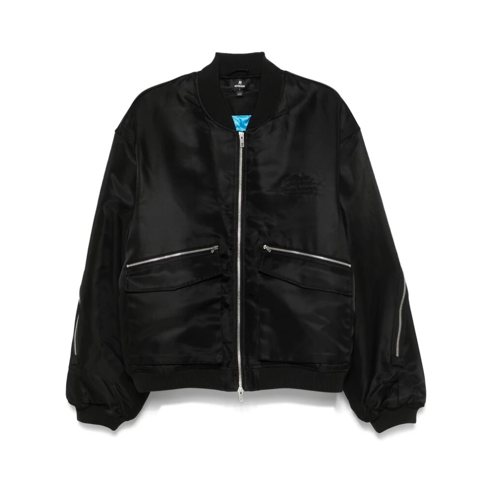 Represent Zwarte Twill Baseball Jack Black Heren