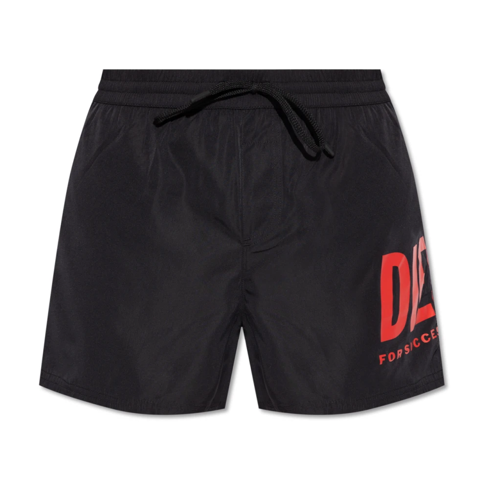 Diesel Uomo Nero Costumi Da Bagno, S, New,