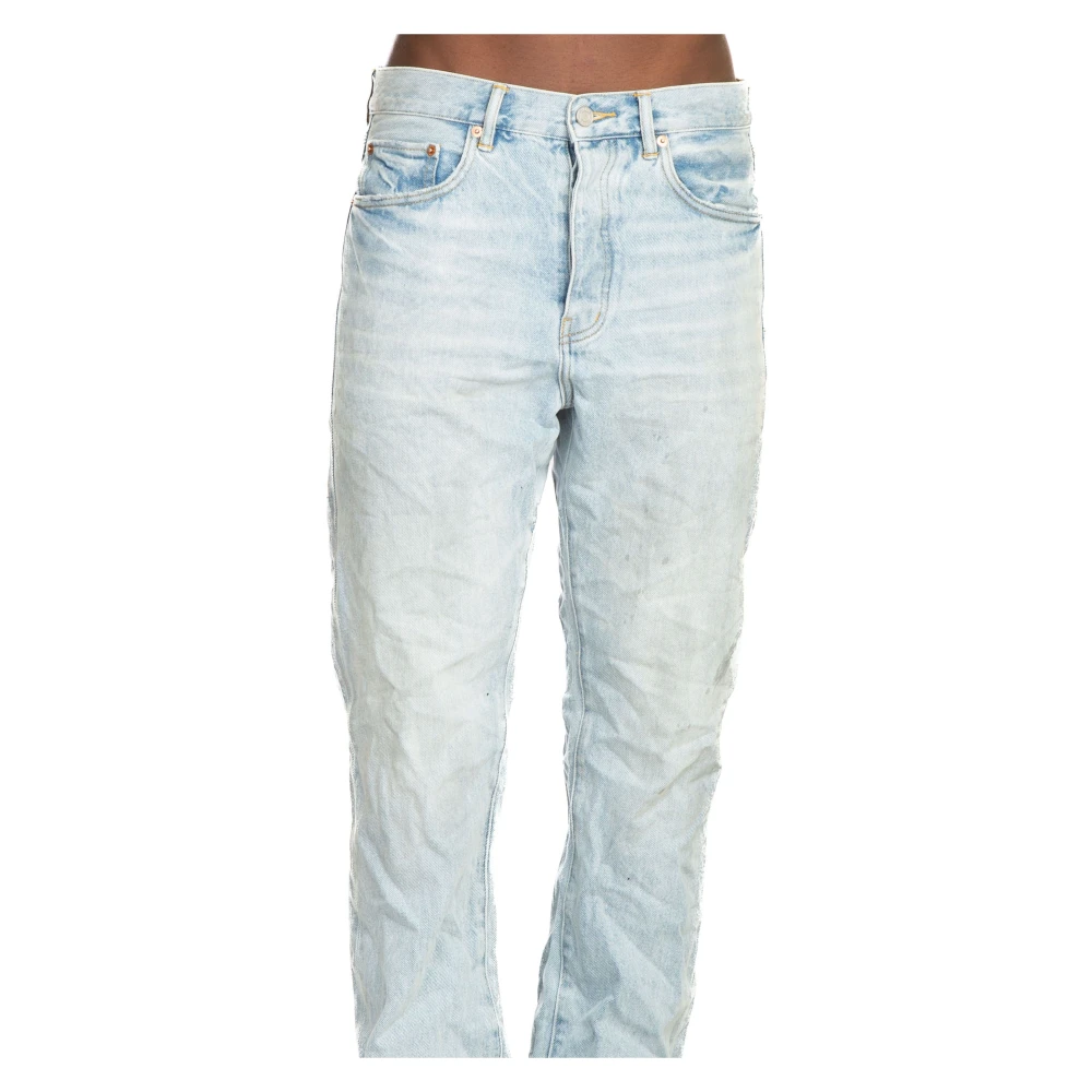 Purple Brand Vintage Straight Jeans in Indigo Blue Heren