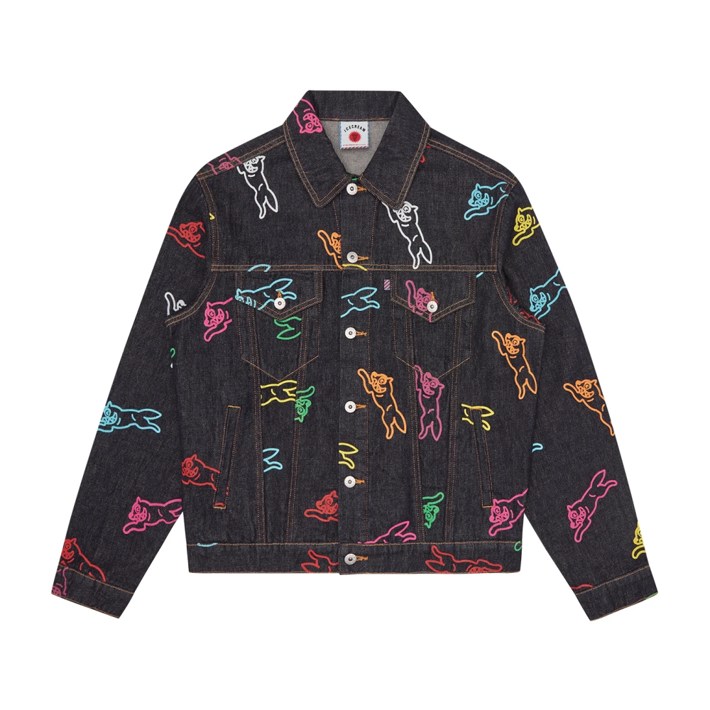 Icecream Hardlopende Hond Denim Trucker Jack Multicolor Heren
