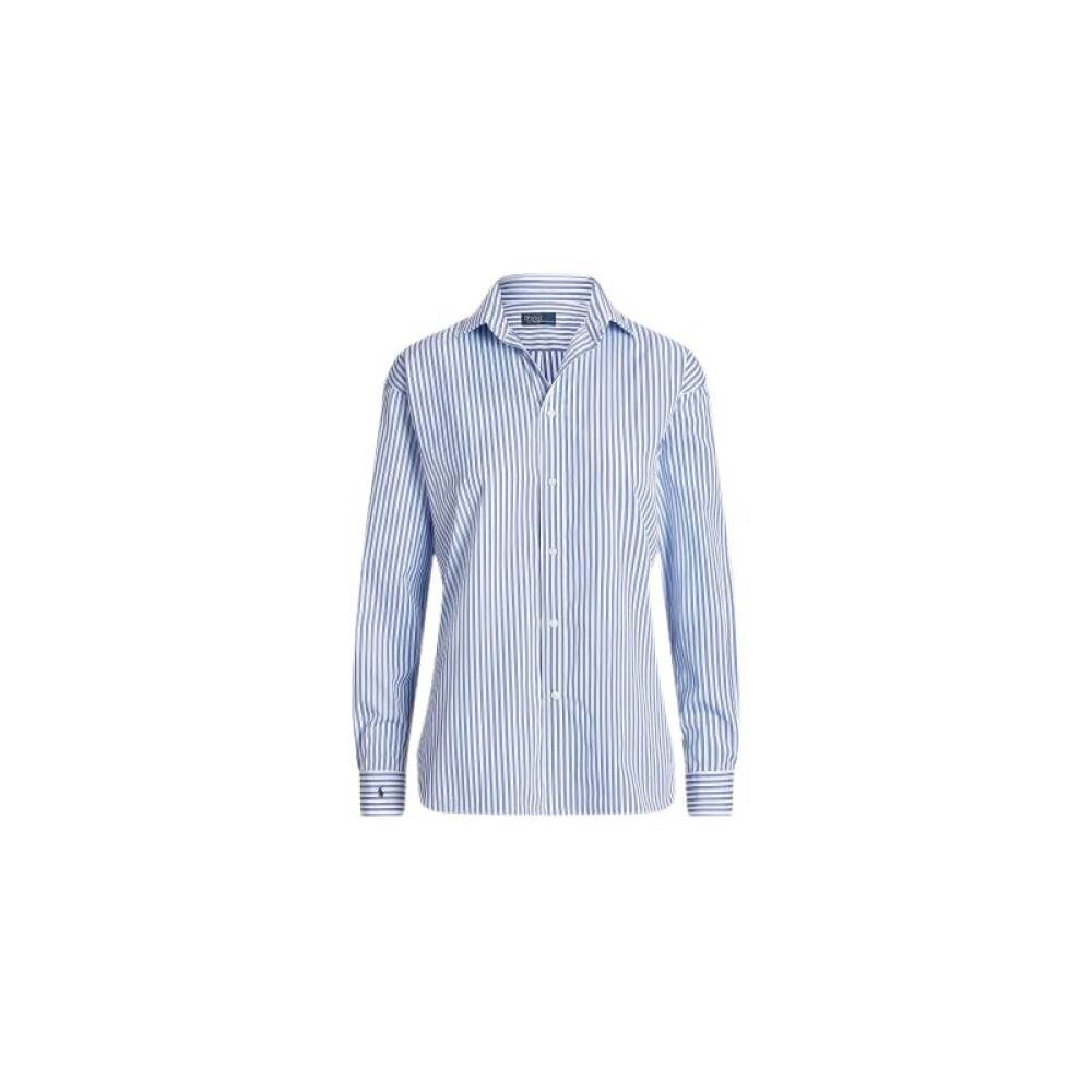 Camicia a righe hot sale bianca e blu