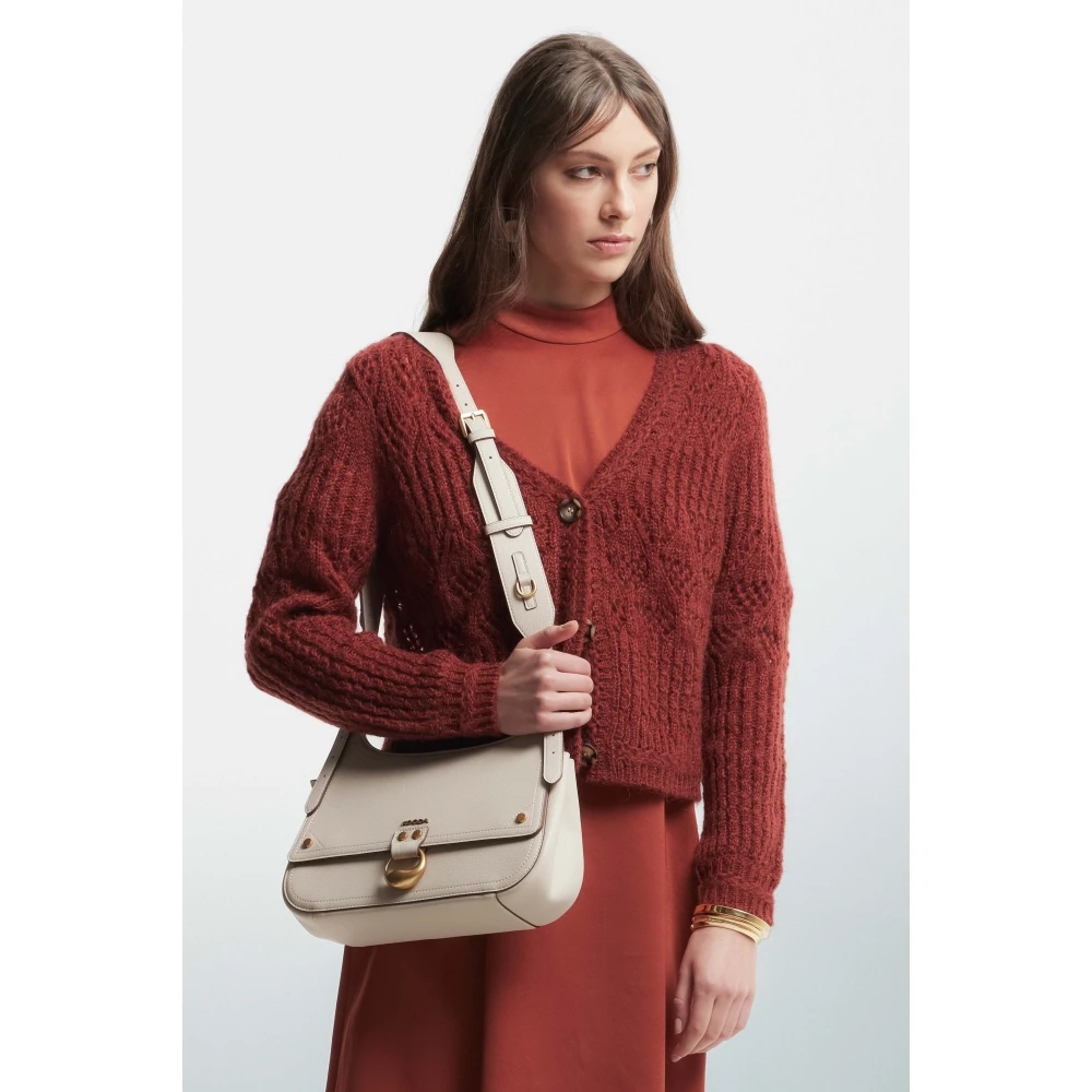 Kocca Openwork Gebreide Vest Brown Dames