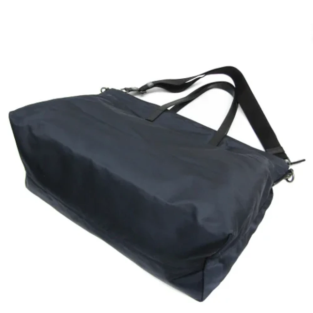 Prada Vintage Pre-owned Leather totes Black Dames