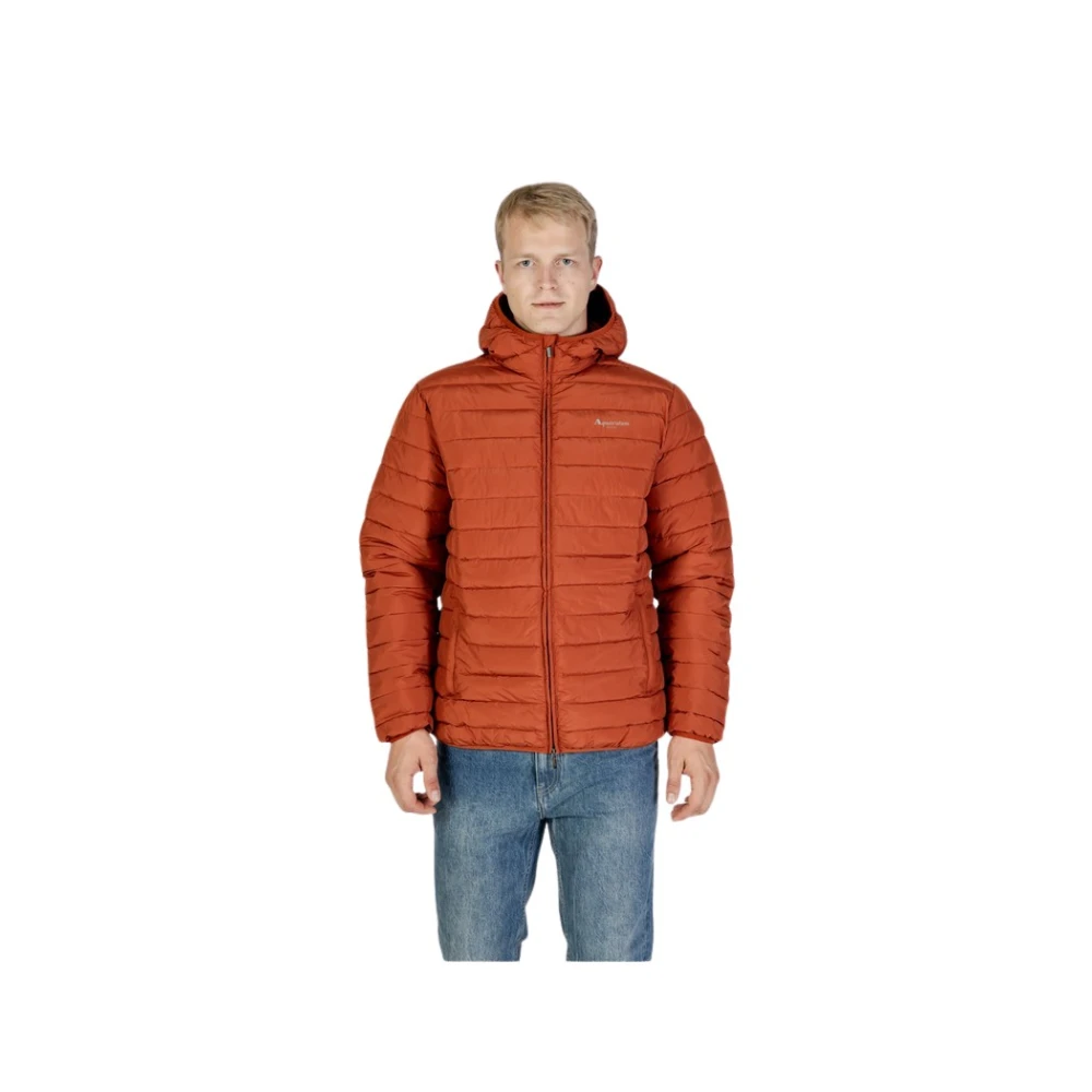 Aquascutum Stijlvolle Cappuccio Bomberjas Red Heren