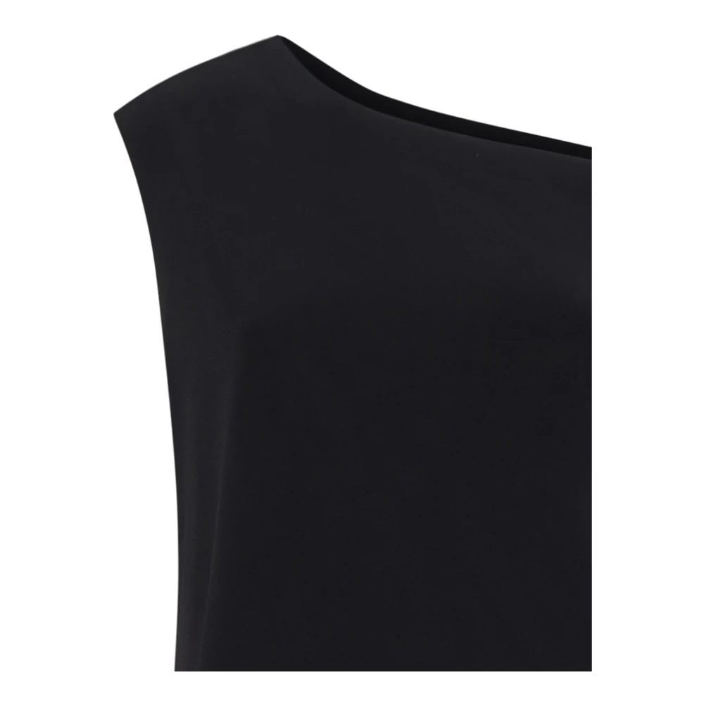 Norma Kamali Zwarte Top Black Dames
