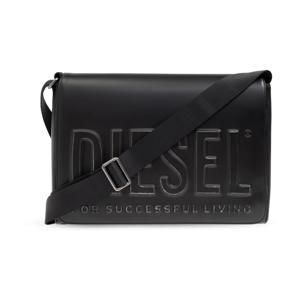 Diesel Schoudertas DSL 3D Messenger S Black Dames