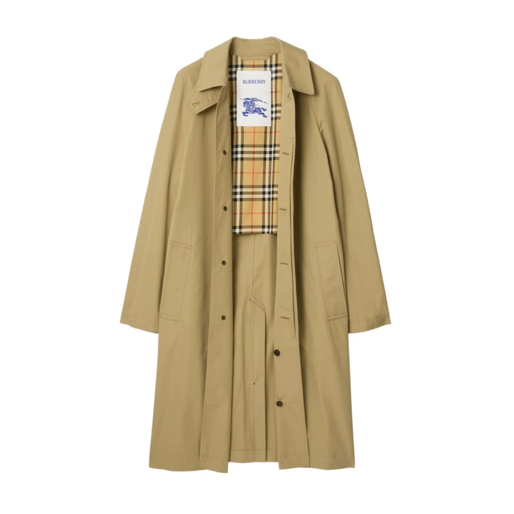 Burberry Men's Beige Single-Breasted Coat