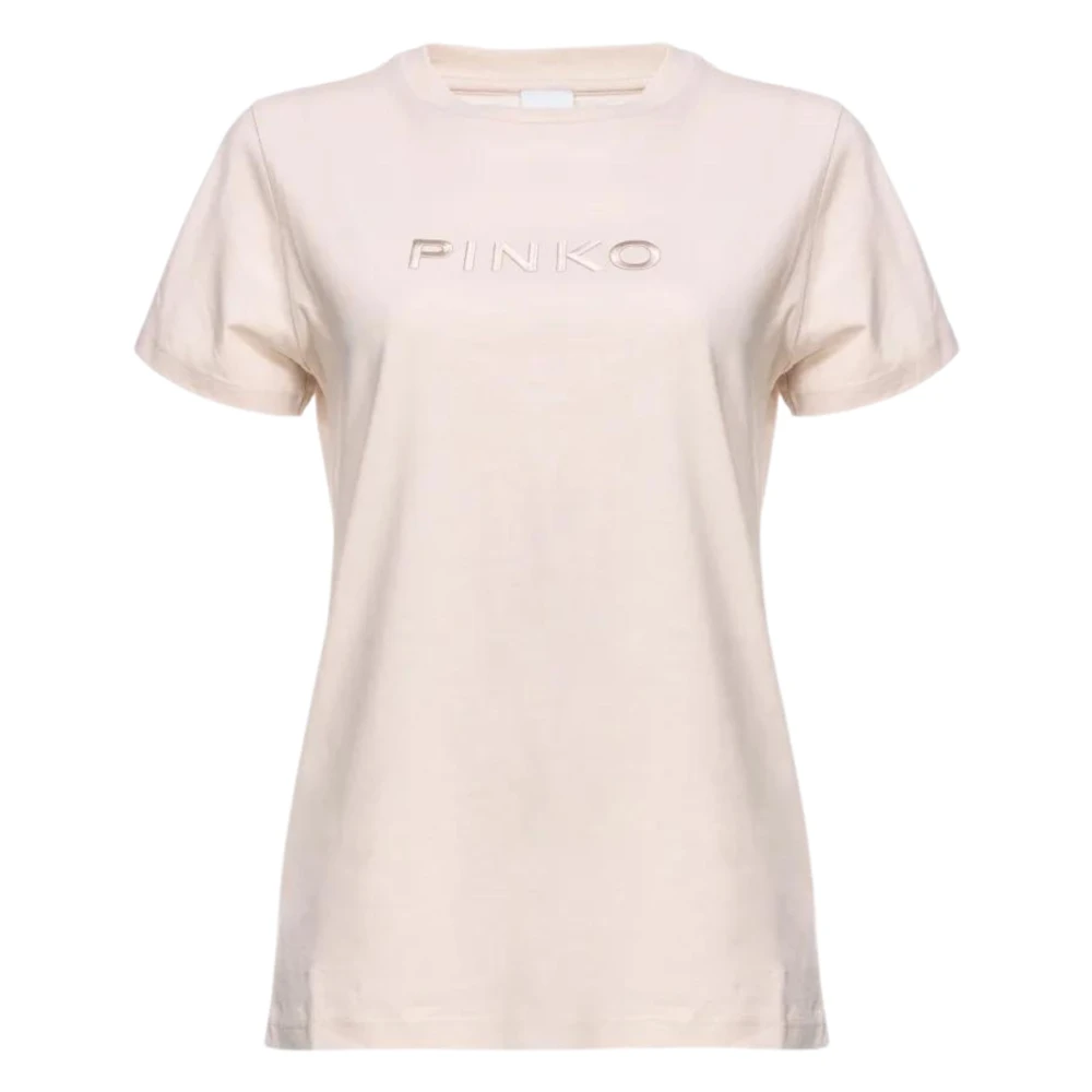 pinko Crème T-shirts en Polos Beige Dames