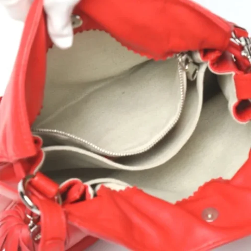 Loewe Pre-owned Leather shoulder-bags Red Dames