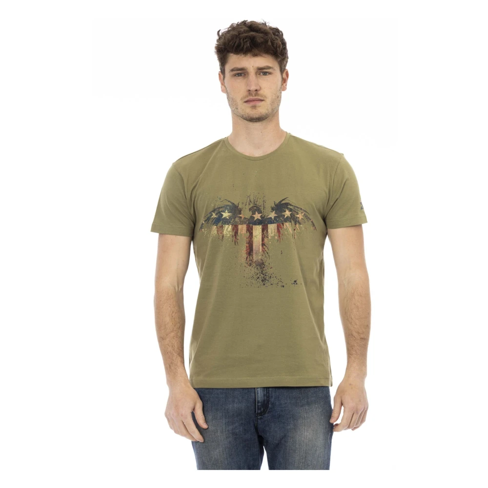 Trussardi Action T-Shirt - Male - T-Shirts - Green - L - Tops - Image 3