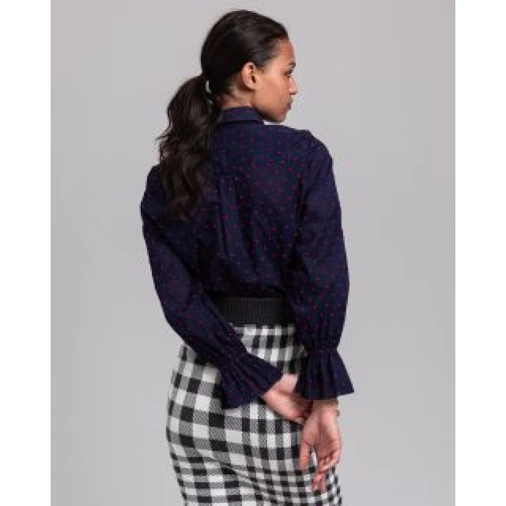 Gant Ele Overhemd Blue Dames