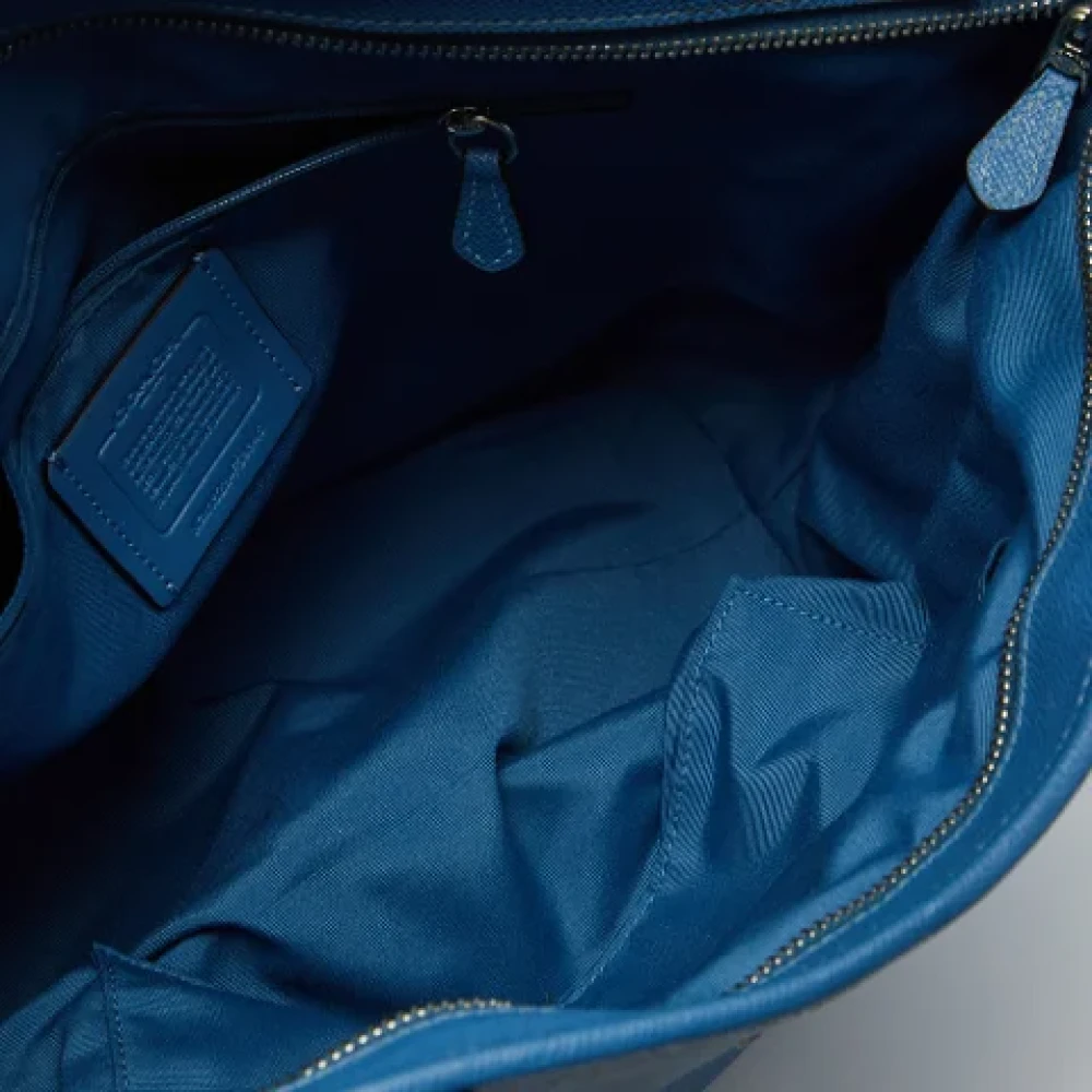 Coach Pre-owned Leather totes Blue Dames