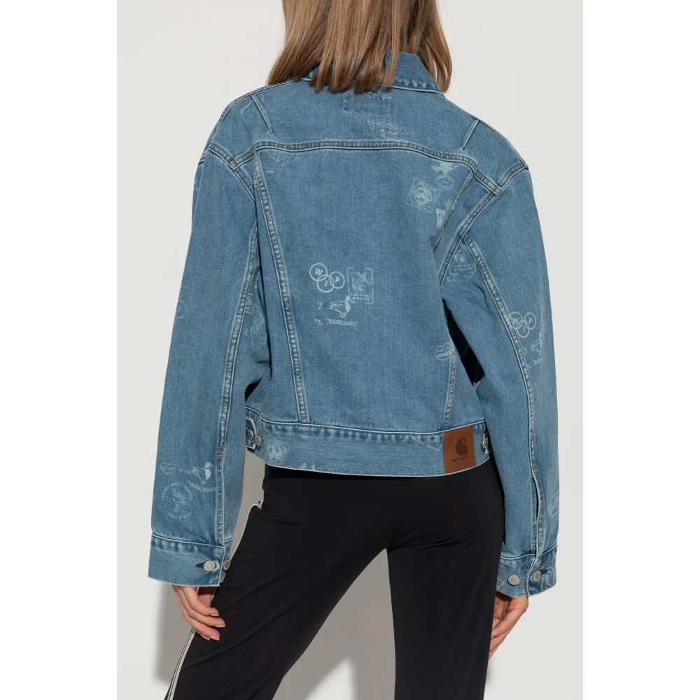 Carhartt WIP Denim jas Blue Dames