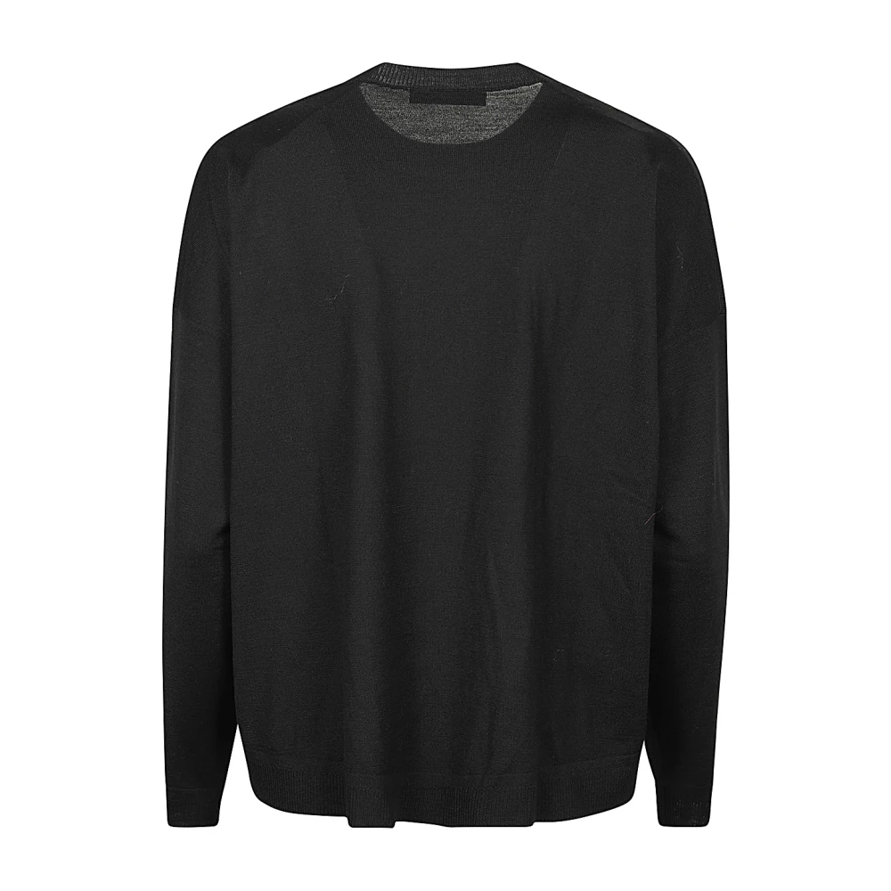Goes Botanical Zwarte ronde hals trui Black Dames