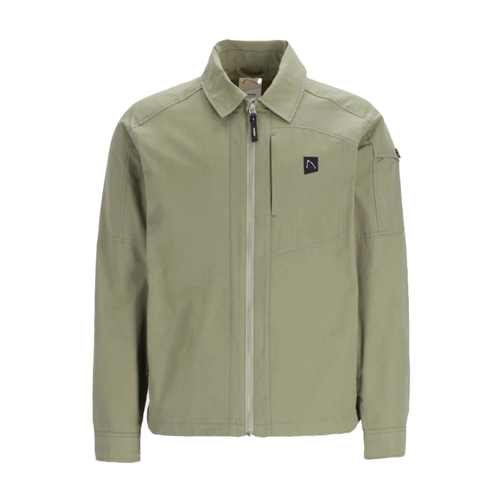 Chasin Stijlvolle Overshirt met Oten Detail Green Heren