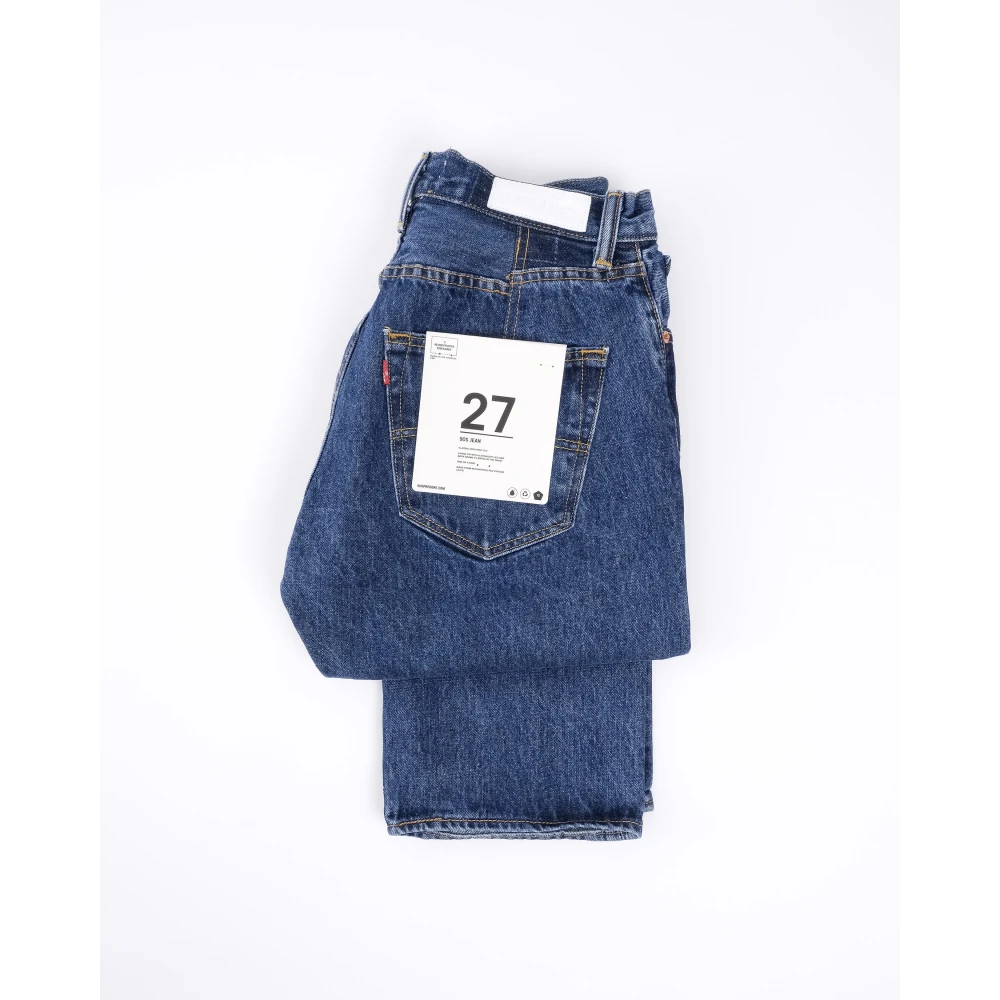 Re Done Vintage 90's Losse Denim Jeans Blue Dames